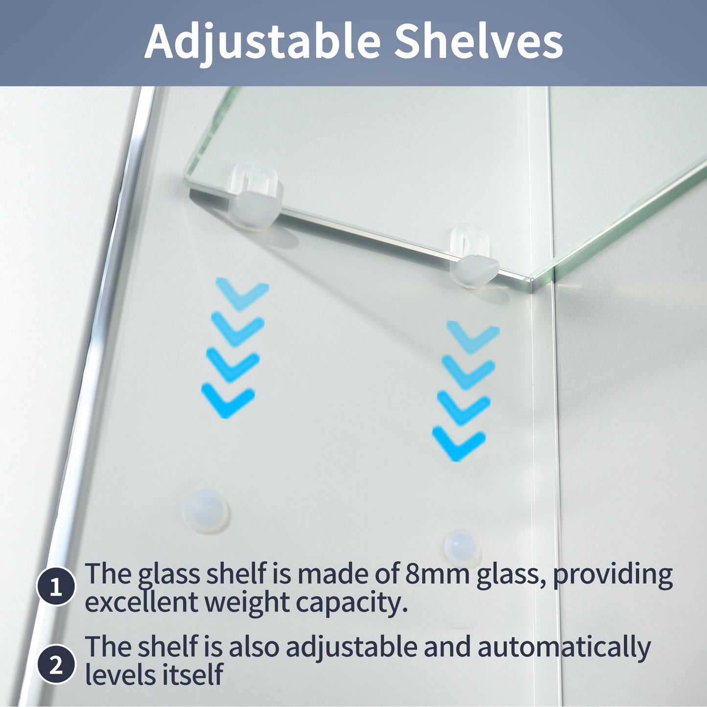 Boost 60" W x 32" H LED Lighted Bathroom Medicine Cabinet with Mirror Recessed or Surface led Medicine Cabinet