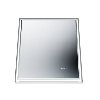 30"W x 36"H Lighted Mirrors | Verloar Brushed Nickel Front-Lit Mirror