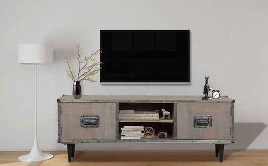 MangoLuxe TV Stand for 55 Inch TV, Modern Entertainment Center with Storage Cabinet,TV Console Table for Living Room, Bedroom,Rray
