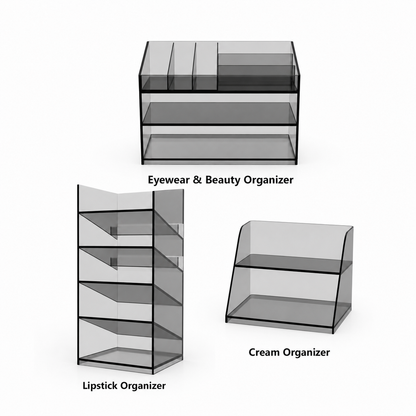 Premium Acrylic Medicine Cabinet Organizer Set – Elegant Storage for Everyday Essentials