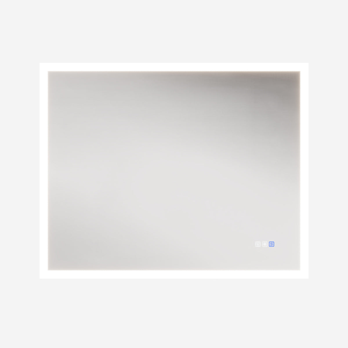 Solen 40" x 32" Frameless Rectangular Lighted Vanity Mirror with Anti-Fog and Bright LED Lighting Bathroom mirror