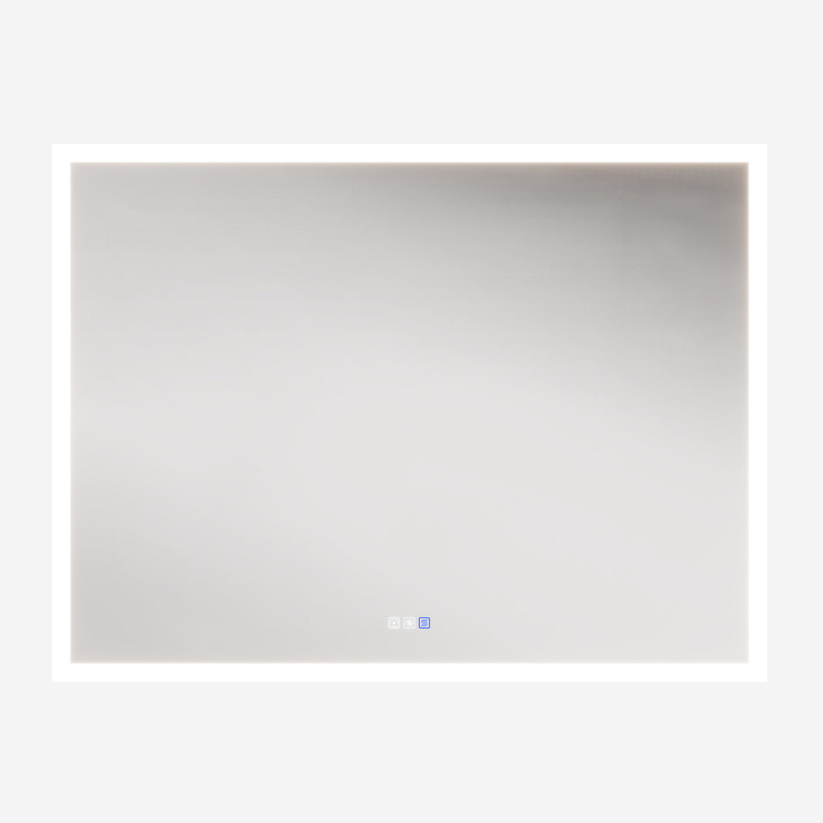 Solen 48" x 36" Frameless Rectangular Lighted Vanity Mirror with Anti-Fog and Bright LED Lighting Bathroom mirror