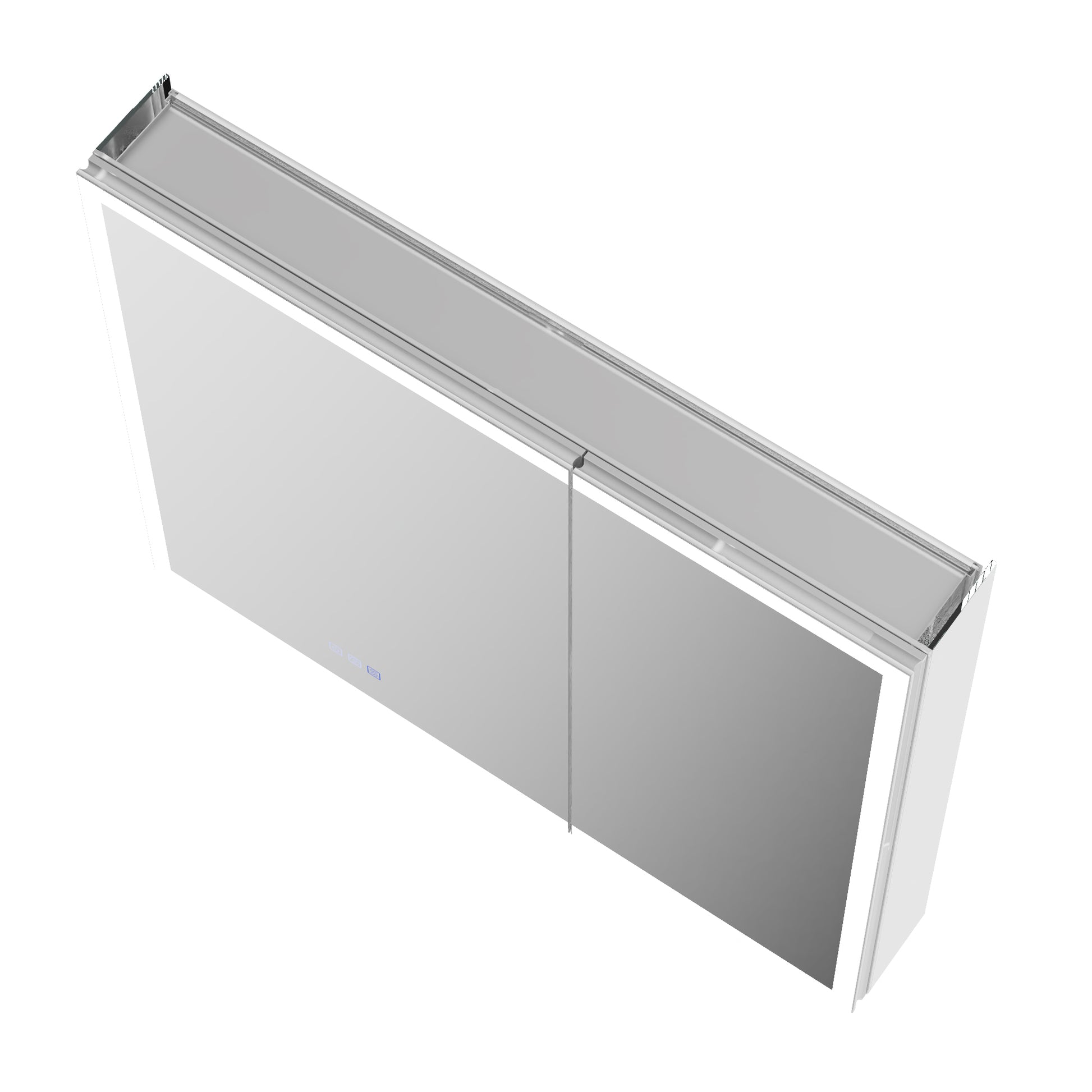 ExBrite 36"W x 30"H LED Medicine Cabinet with Anti-Fog, Stepless Color Temperature and Dimming, Adjustable Shelves, Aluminum Frame, Recessed or Surface Mount - ExBriteUSA