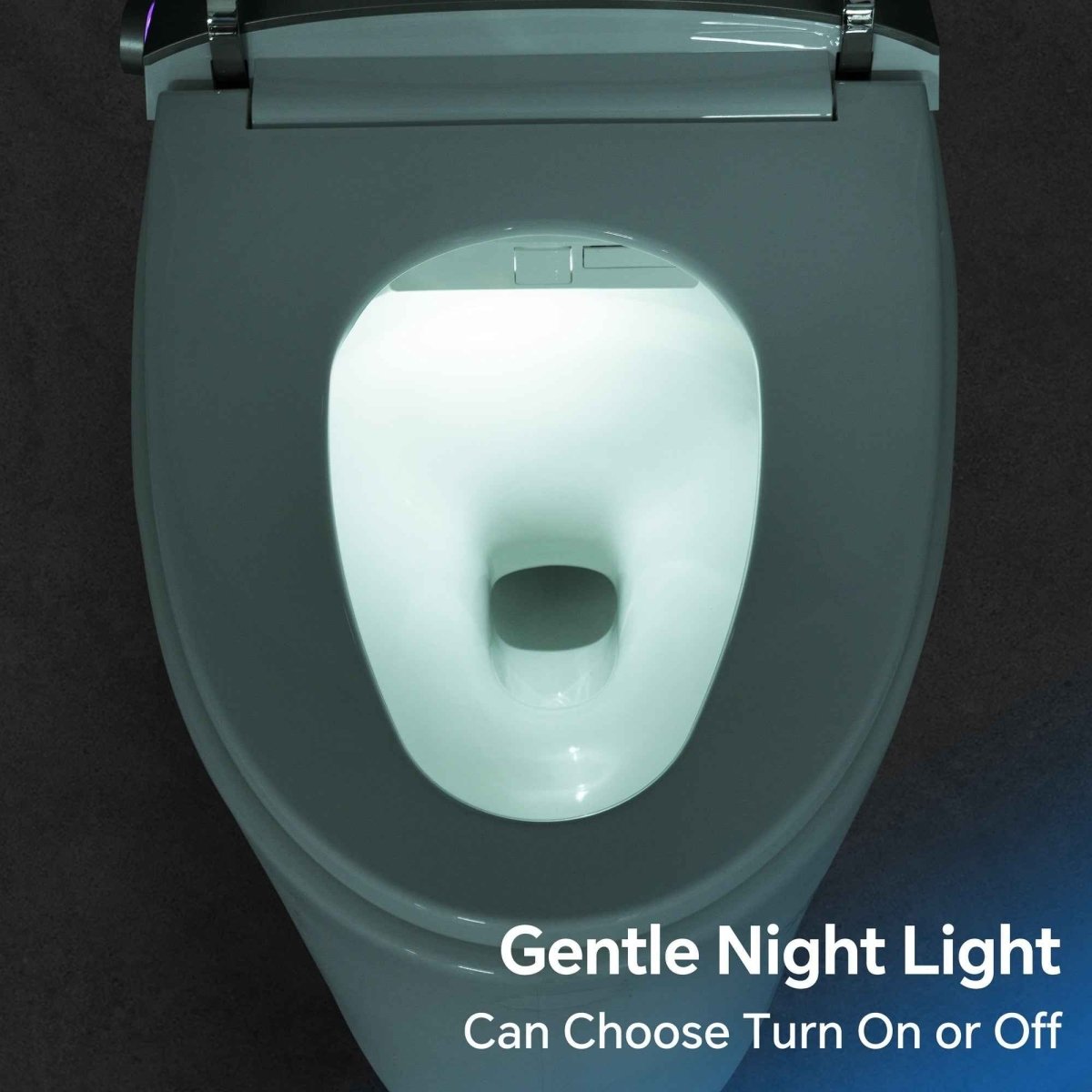 ADA Height Smart Bidet Toilet, Heated Seat, Auto Flush, Warm Air Dryer, Multiple Wash Modes, Powerful 1000g MAP Flush