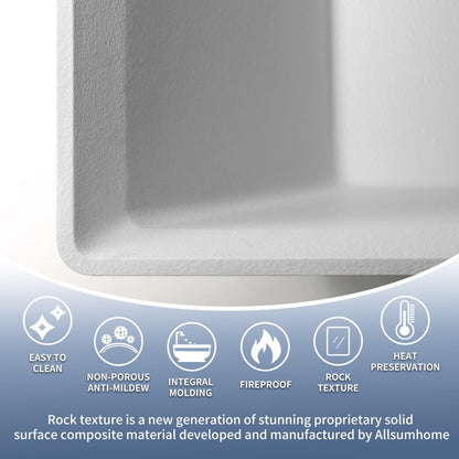 RockR 67" Freeing Soaking Bathtub,Rock Texture New technologies,Classic Rectangle Freestanding tub,Prussian blue,cUPC Certified