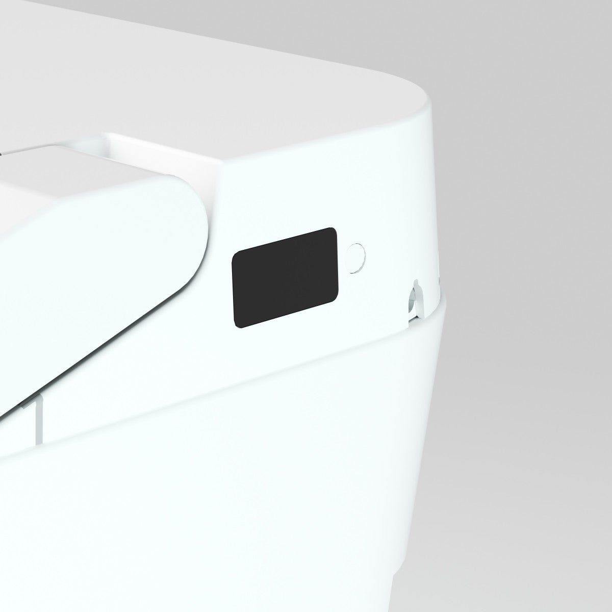Bejoan Tankless Smart Toilet with Bidet Built In,Auto Open & Close,Wider Bidet with Heated Seat, Warm Water and Dry, Foot Sensor, LED Display, Remote Control,P20S