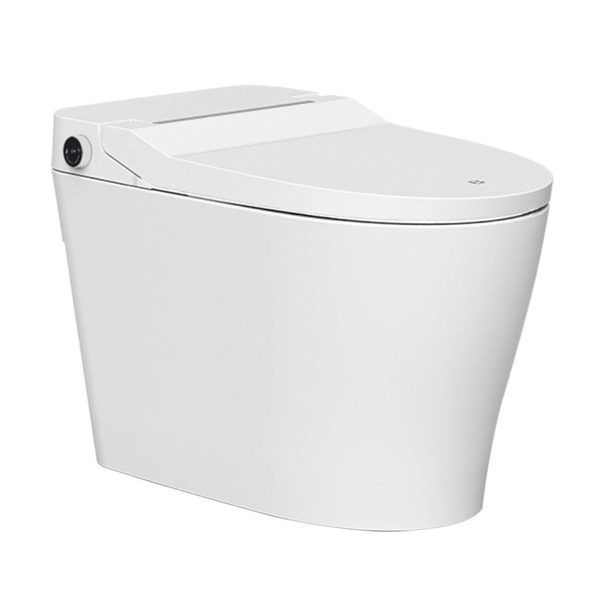 Bejoan Tankless Smart Toilet with Bidet Built In,Auto Open & Close,Wider Bidet with Heated Seat, Warm Water and Dry, Foot Sensor, LED Display, Remote Control,P20S