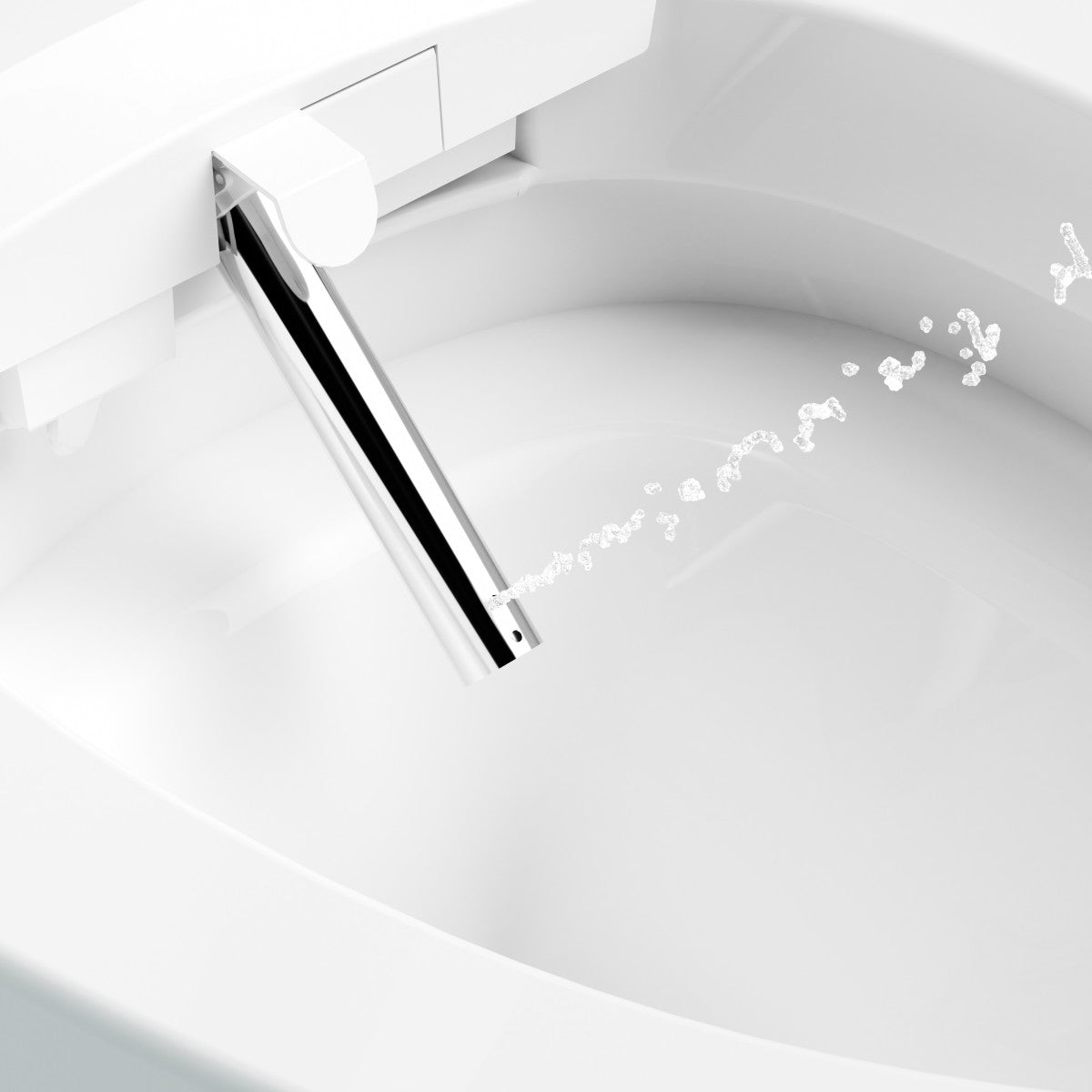 Bejoan Tankless Smart Toilet with Bidet Built In,Auto Open & Close,Wider Bidet with Heated Seat, Warm Water and Dry, Foot Sensor, LED Display, Remote Control,P50S