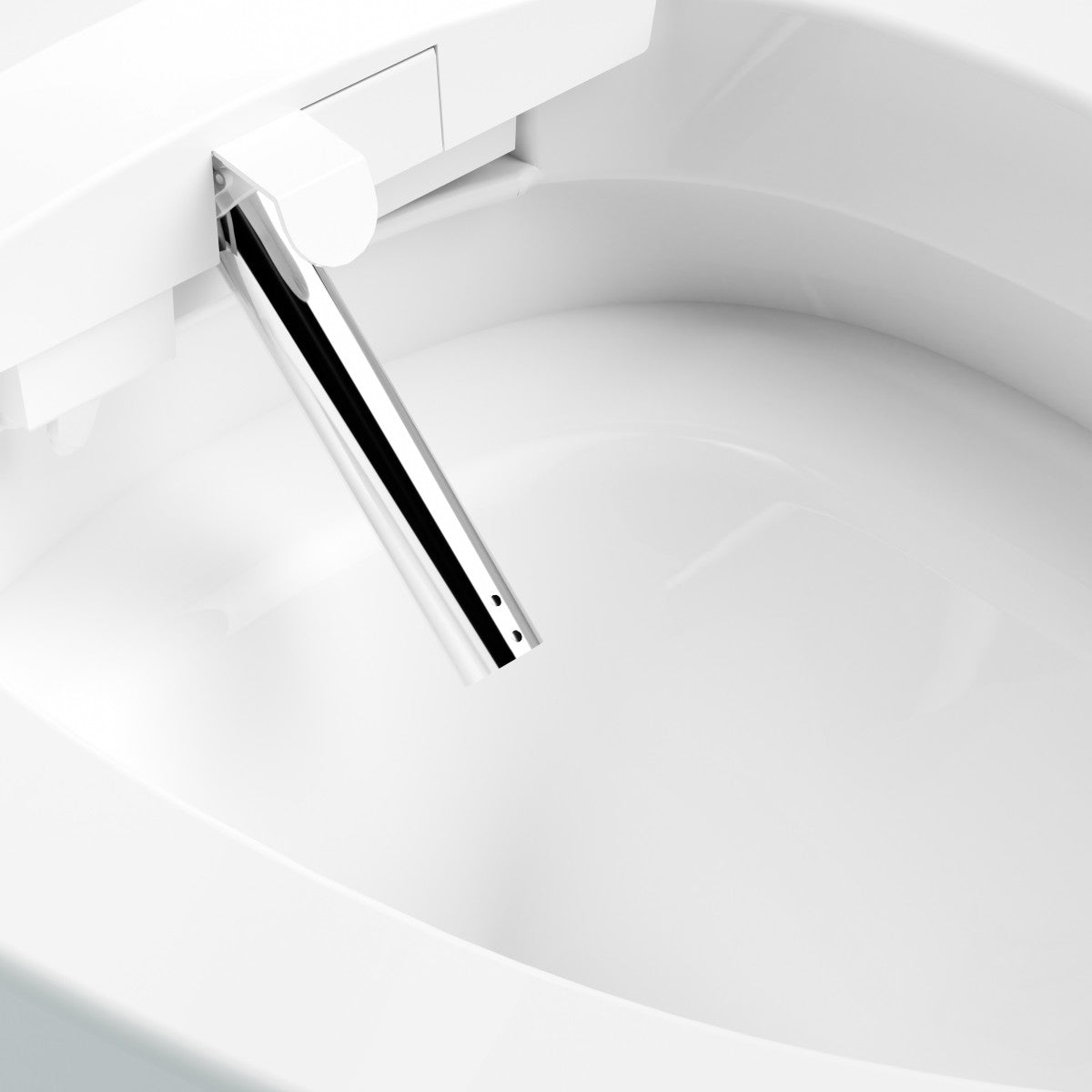 Bejoan Tankless Smart Toilet with Bidet Built In,Auto Open & Close,Wider Bidet with Heated Seat, Warm Water and Dry, Foot Sensor, LED Display, Remote Control,P50S