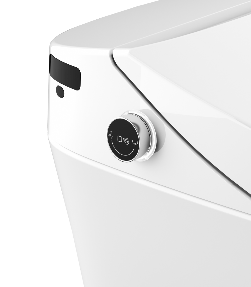 Bejoan Tankless Smart Toilet with Bidet Built In,Auto Open & Close,Wider Bidet with Heated Seat, Warm Water and Dry, Foot Sensor, LED Display, Remote Control,P51S
