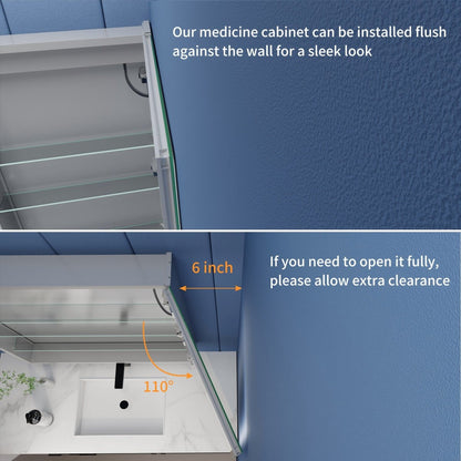 Boost-M1 medicine cabinet aluminum frame and adjustable storage overview
