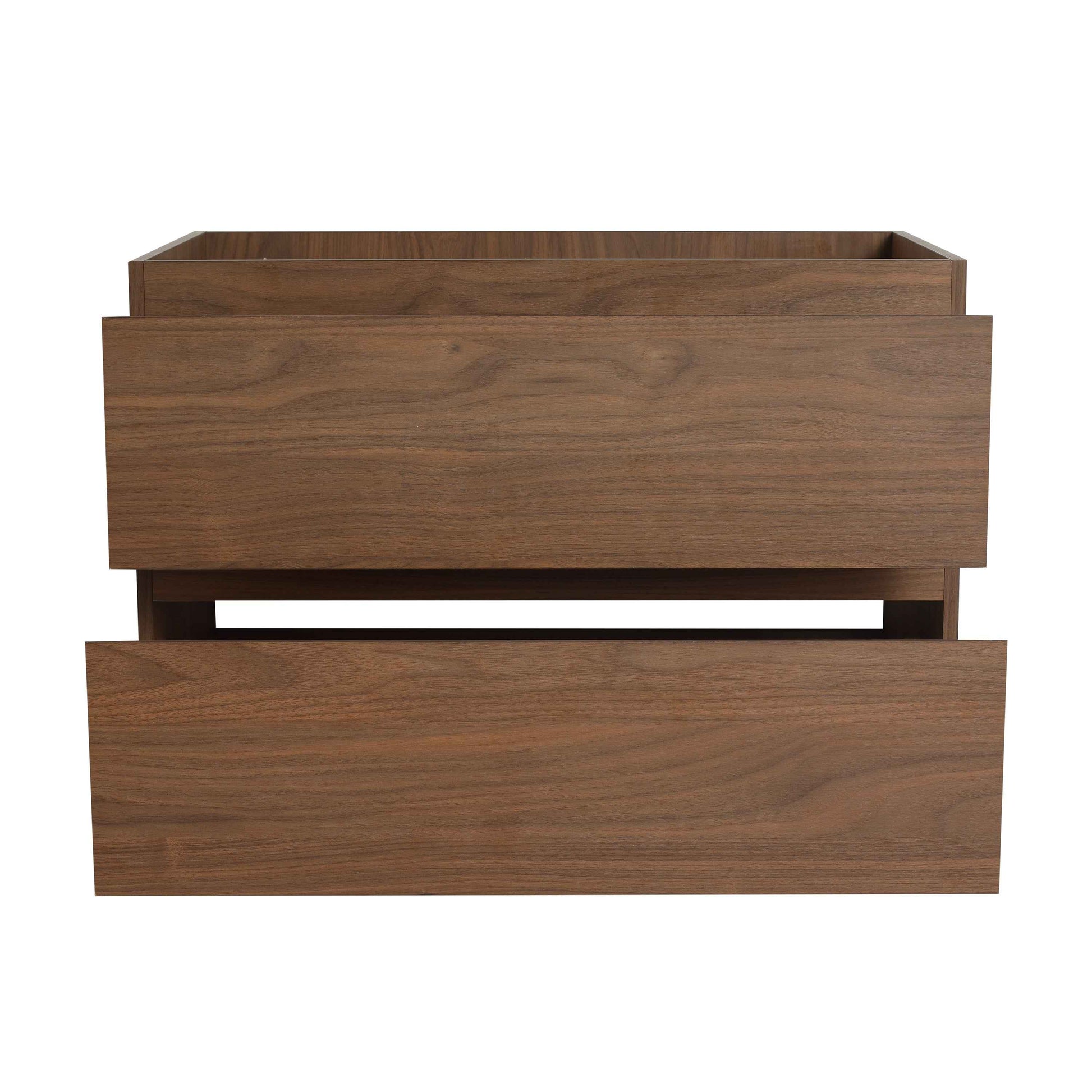 30' Wall-Mounted Bathroom Vanity With Ceramic Sink, KD-Package,2-Soft Close Drawers, KD-Package