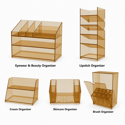 Complete Collection (5 Organizers)  Acrylic Medicine Cabinet Organizer Set|Pre Sales