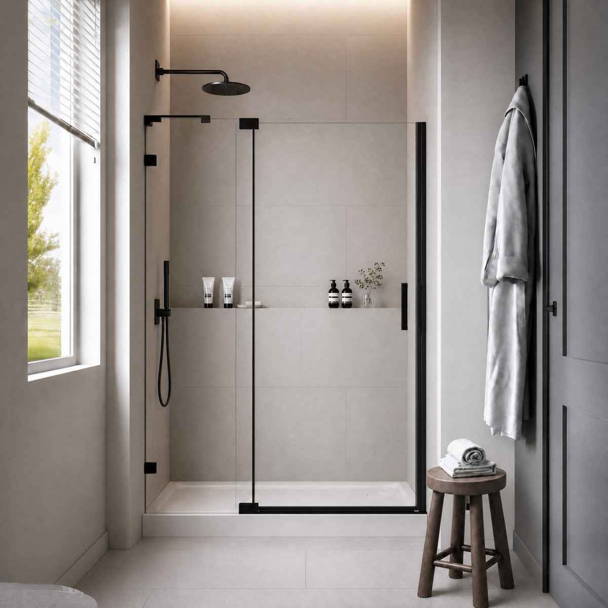 Custom Glass Shower Doors | 10mm SGCC Tempered Glass, easy clean