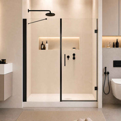 Custom Made Shower Doors | Hinged 10mm SGCC Tempered Glass Enclosure with Customizable Hardware