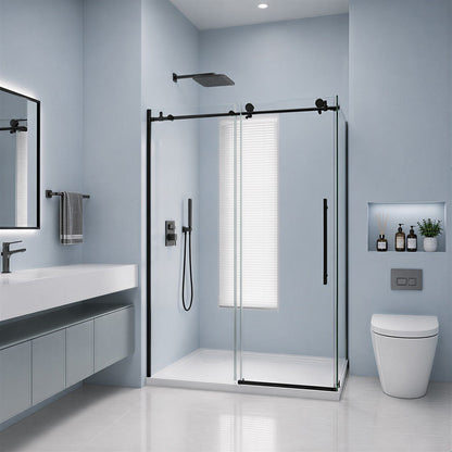 Custom Shower Door | 10mm SGCC Tempered Glass Single Active Panel Shower Enclosure