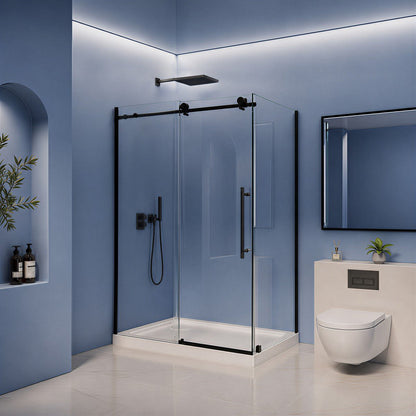 Custom Shower Door | 10mm SGCC Tempered Glass Single Active Panel Shower Enclosure