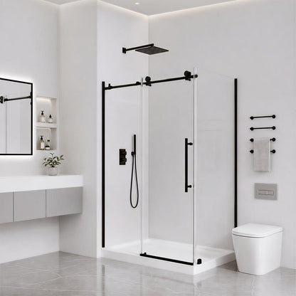 Custom Shower Door | 10mm SGCC Tempered Glass Single Active Panel Shower Enclosure