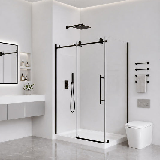 Custom Shower Door | 10mm SGCC Tempered Glass Single Active Panel Shower Enclosure