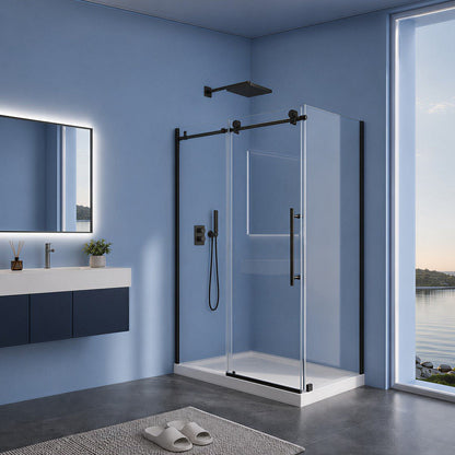 Custom Shower Door | 10mm SGCC Tempered Glass Single Active Panel Shower Enclosure