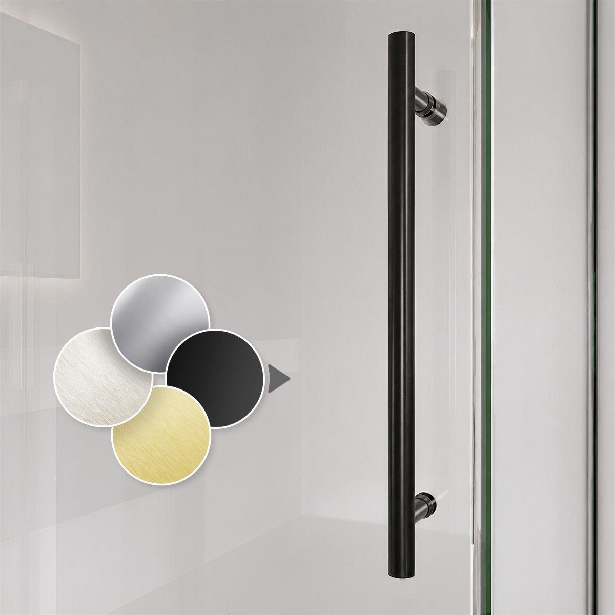 Custom Shower Door | 10mm SGCC Tempered Glass Single Active Panel Shower Enclosure