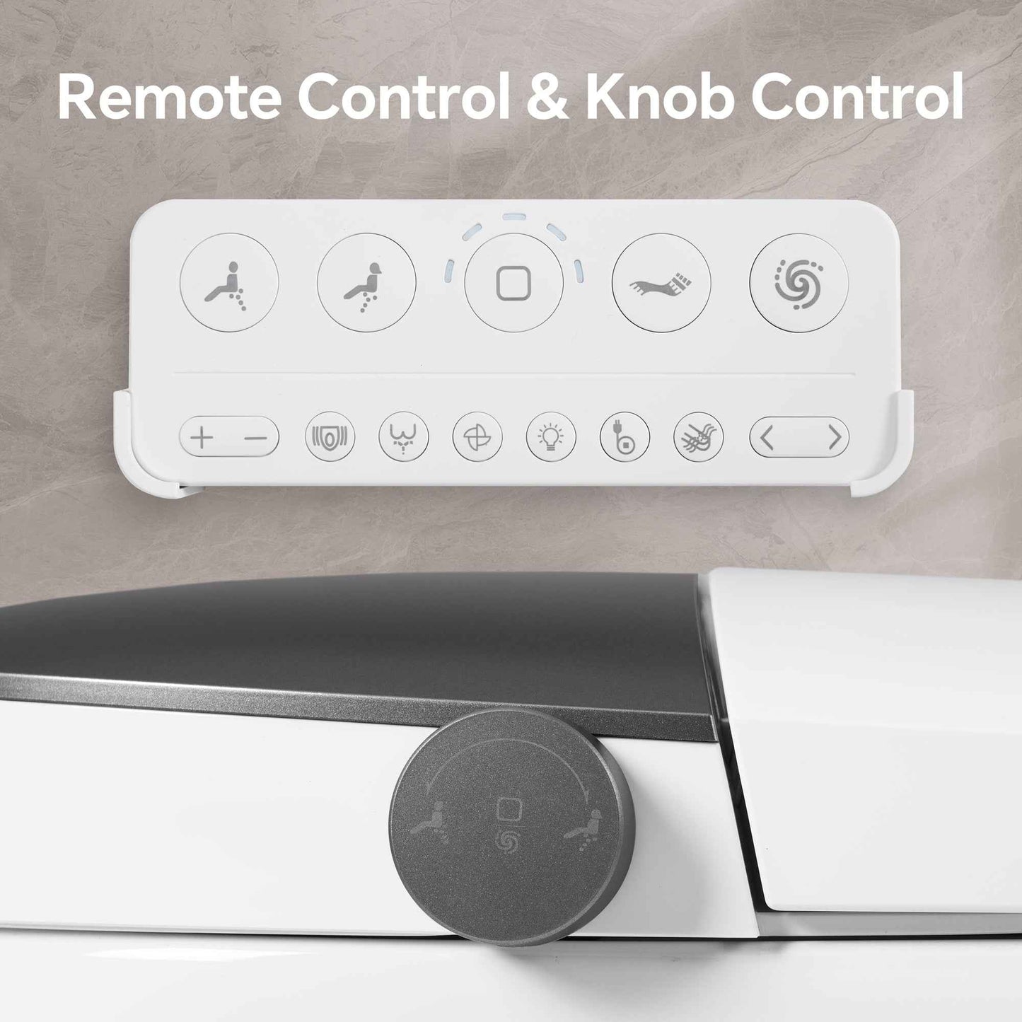 ADA Height Smart Bidet Toilet, Heated Seat, Auto Flush, Warm Air Dryer, Multiple Wash Modes, Powerful 1000g MAP Flush