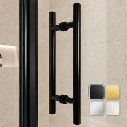 Custom Made Shower Doors | Hinged 10mm SGCC Tempered Glass Enclosure with Customizable Hardware