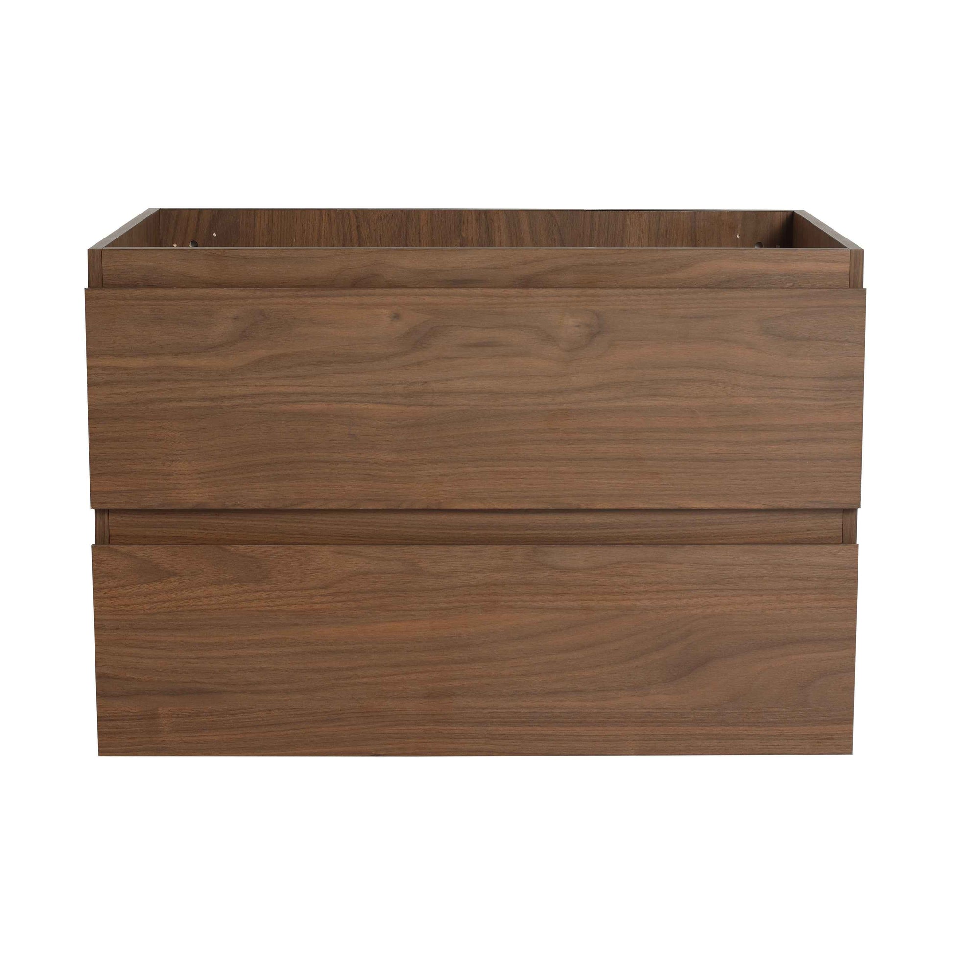 30' Wall-Mounted Bathroom Vanity With Ceramic Sink, KD-Package,2-Soft Close Drawers, KD-Package
