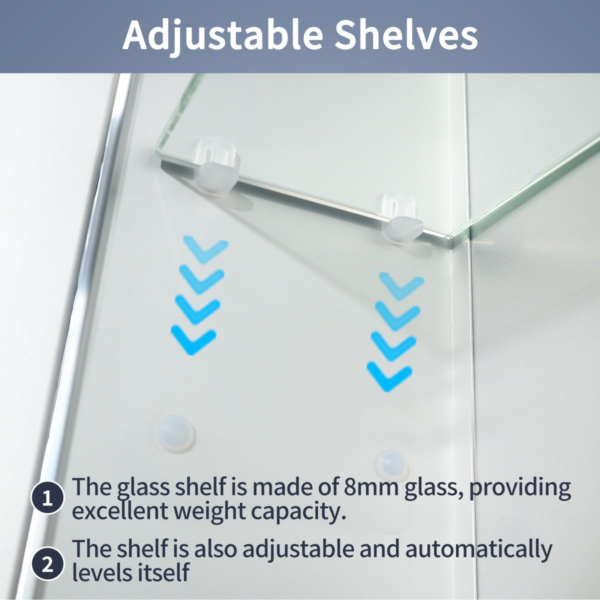 Bathroom Medicine Cabinet with Mirror and Lights 20" W x 32" H LED - Boost-M2