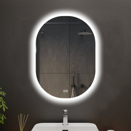 Ellipse Customized Oval LED Bathroom Mirror