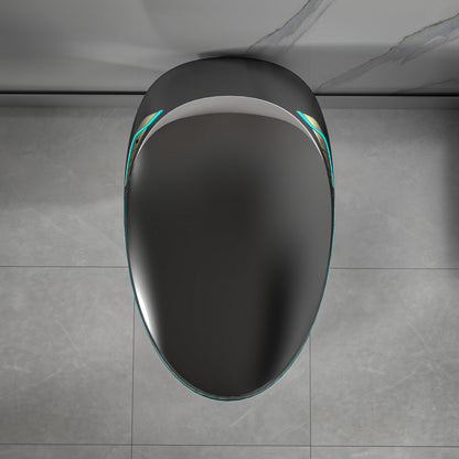 EP Exbrite Unique Smart Toilet with Bidet Built In, Intelligent One Piece Toilet For Modern Bathroom, Auto Open/Close Seat, Foot Sensor, LED Display,Night Light, Warm Water & Dryer, Black
