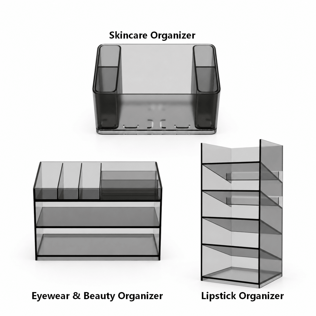 Essential Collection(3 organizer) ¨C Acrylic Medicine Cabinet Organizer System|Per-Sale