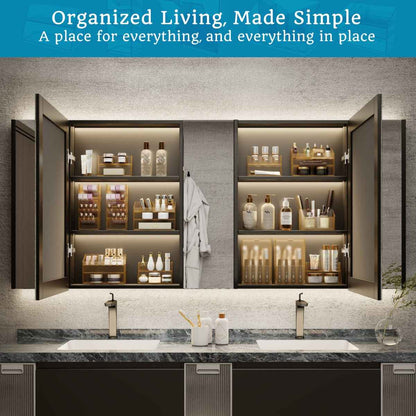 Premium Acrylic Medicine Cabinet Organizer Set ¨C Elegant Storage for Everyday Essentials