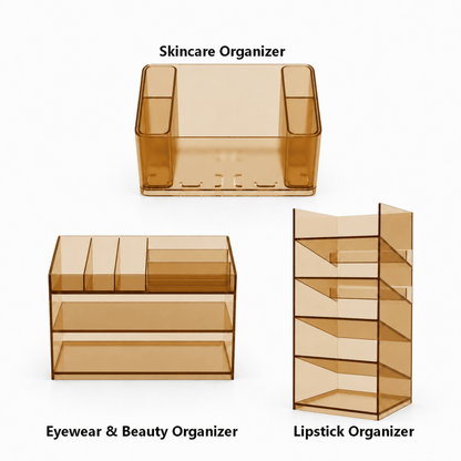 Essential Collection(3 organizer) ¨C Acrylic Medicine Cabinet Organizer System|Per-Sale