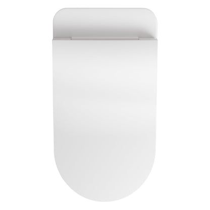 Exbrite Smart Toilet With Foot Sensing Open Cover & Seat, Buttons Control, Night Light, Leakage Protection, Side Knob With Multiple Controls, Remote Control, Auto Flushing, White Screen