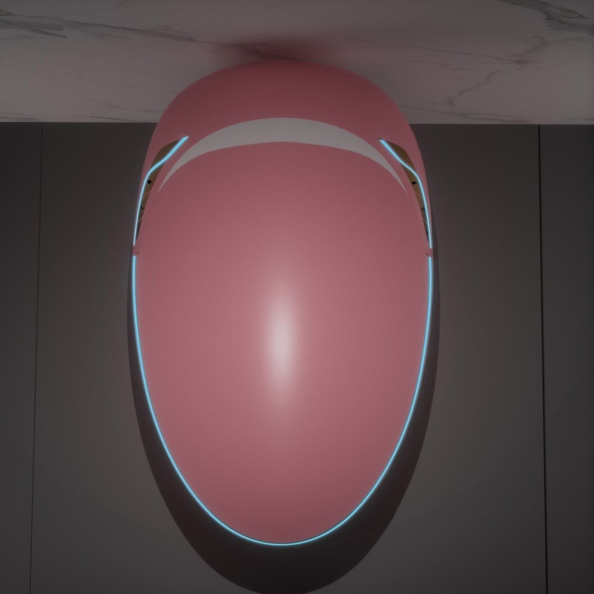 Exbrite Unique Smart Toilet with Bidet Built In, Intelligent One Piece Toilet For Modern Bathroom, Auto Open/Close Seat, Foot Sensor, LED Display,Night Light, Warm Water & Dryer,Pink