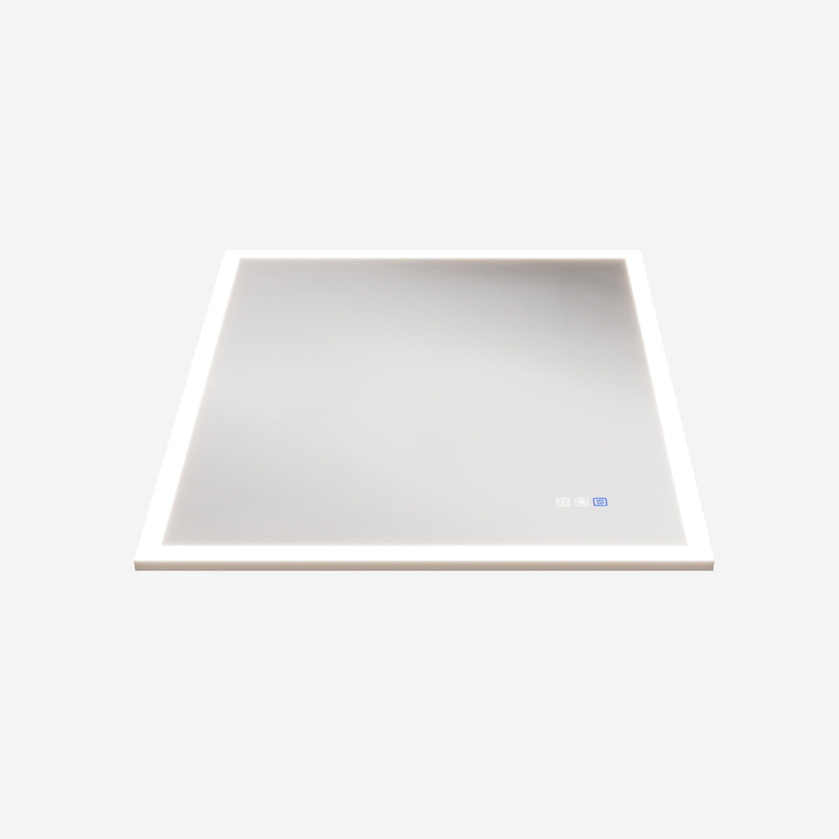 Solen 30" x 36" Frameless Rectangular Lighted Vanity Mirror with Anti-Fog and Bright LED Lighting Bathroom mirror