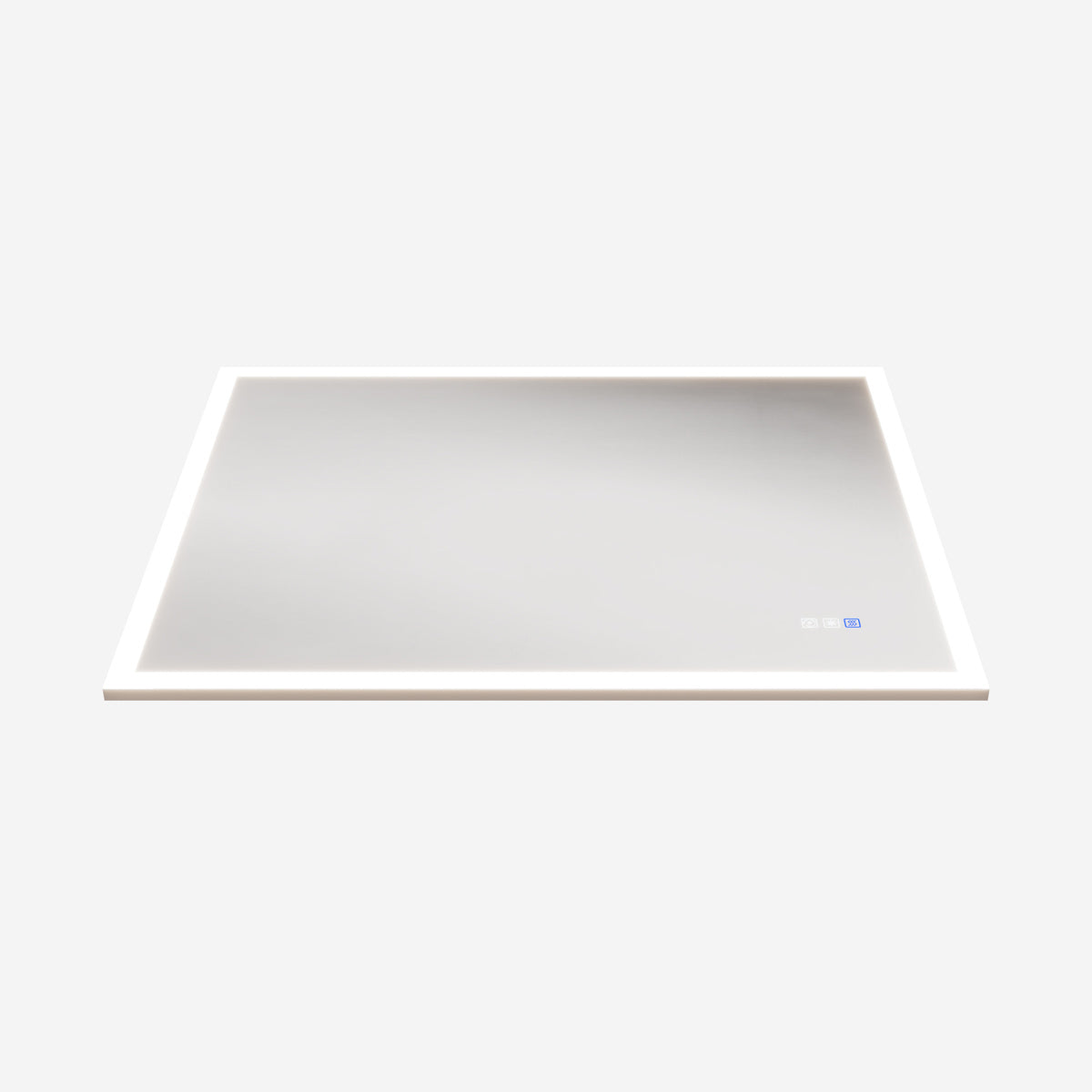 Solen 40" x 32" Frameless Rectangular Lighted Vanity Mirror with Anti-Fog and Bright LED Lighting Bathroom mirror