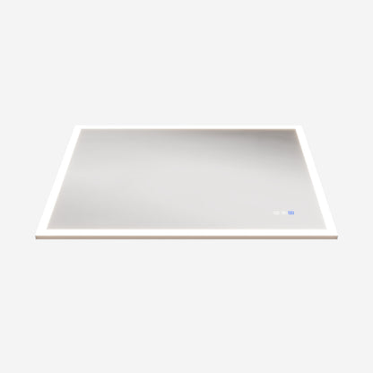 Solen 40" x 32" Frameless Rectangular Lighted Vanity Mirror with Anti-Fog and Bright LED Lighting Bathroom mirror