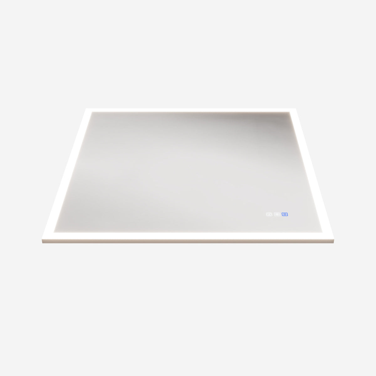 Solen 36" x 36" Frameless Rectangular Lighted Vanity Mirror with Anti-Fog and Bright LED Lighting Bathroom mirror