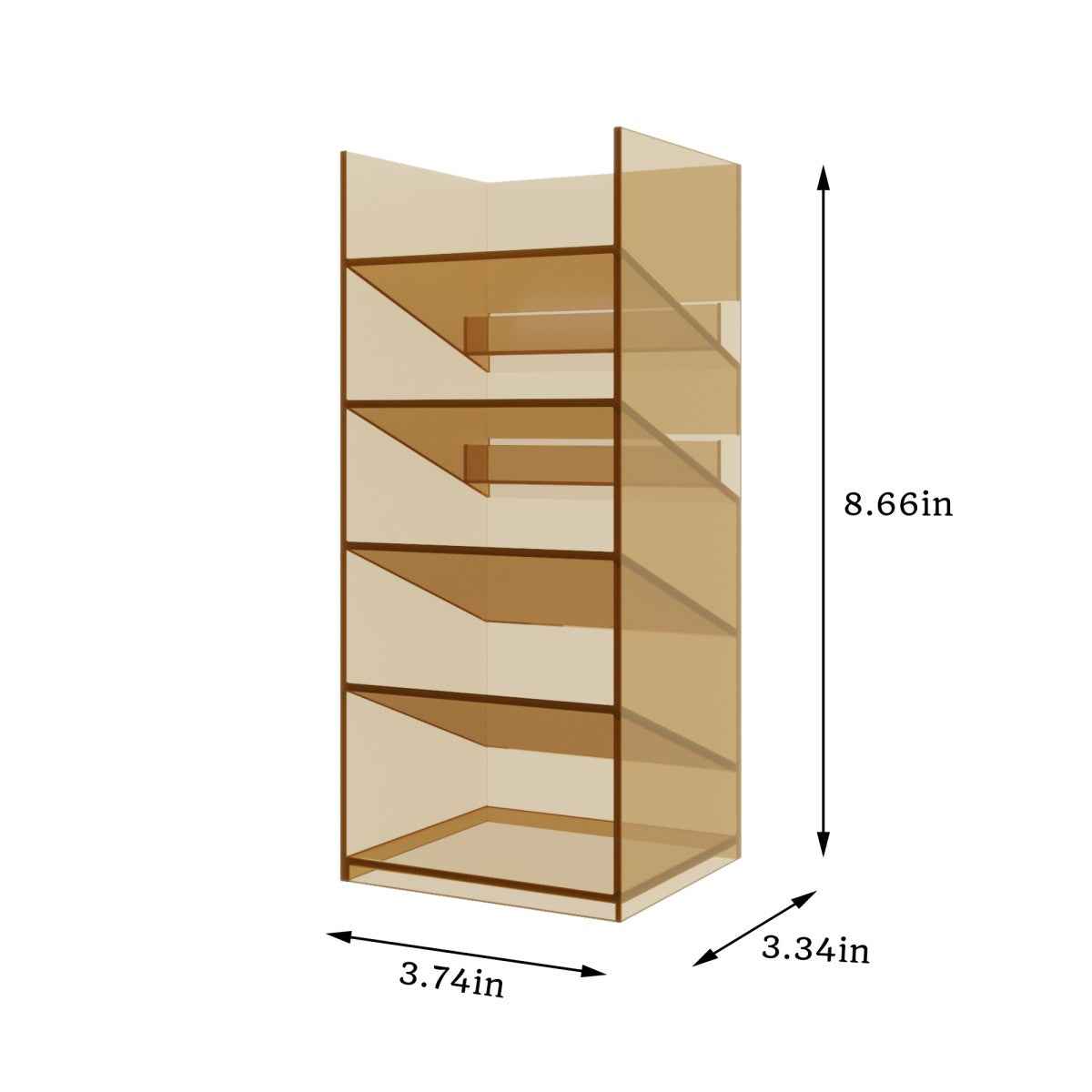 Lipstick Organizer Modern Acrylic Cabinet Organizer – Elegant Storage for Makeup & Skincare Essentials