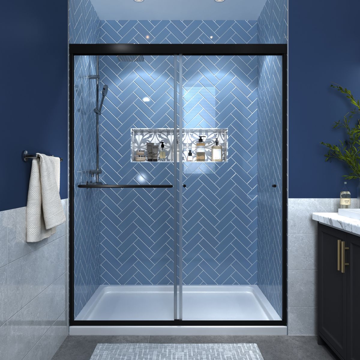 Shawer Rip Frame ExBrite | Shower Door | Sliding Shower Door – ExBriteUSA