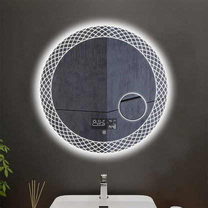 Globe Customized Round LED Bathroom Mirror