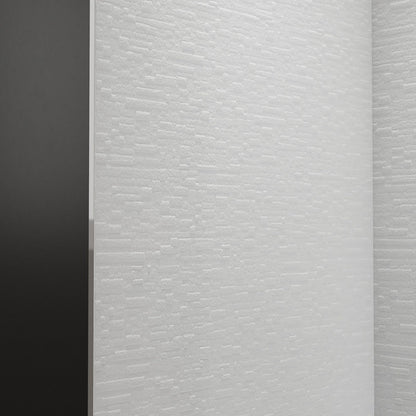 Huck - C Solid Surface 60" W x 76" H Tile Tub and Shower Wall Panel Surround, Quick Install,Cuttable,Textured Concrete,36in