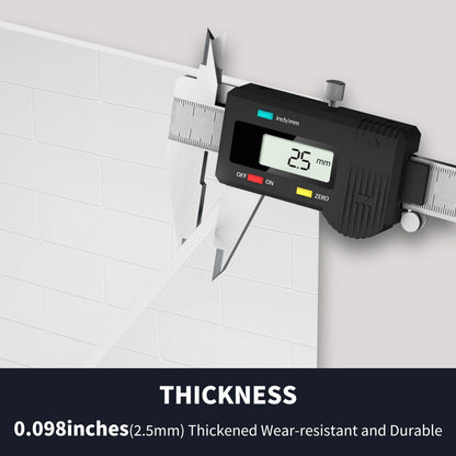 Huck - S Solid Surface 60" W x 76" H Tile Tub and Shower Wall Panel Surround, Quick Install,Cuttable,Small Tile Pattern,36in