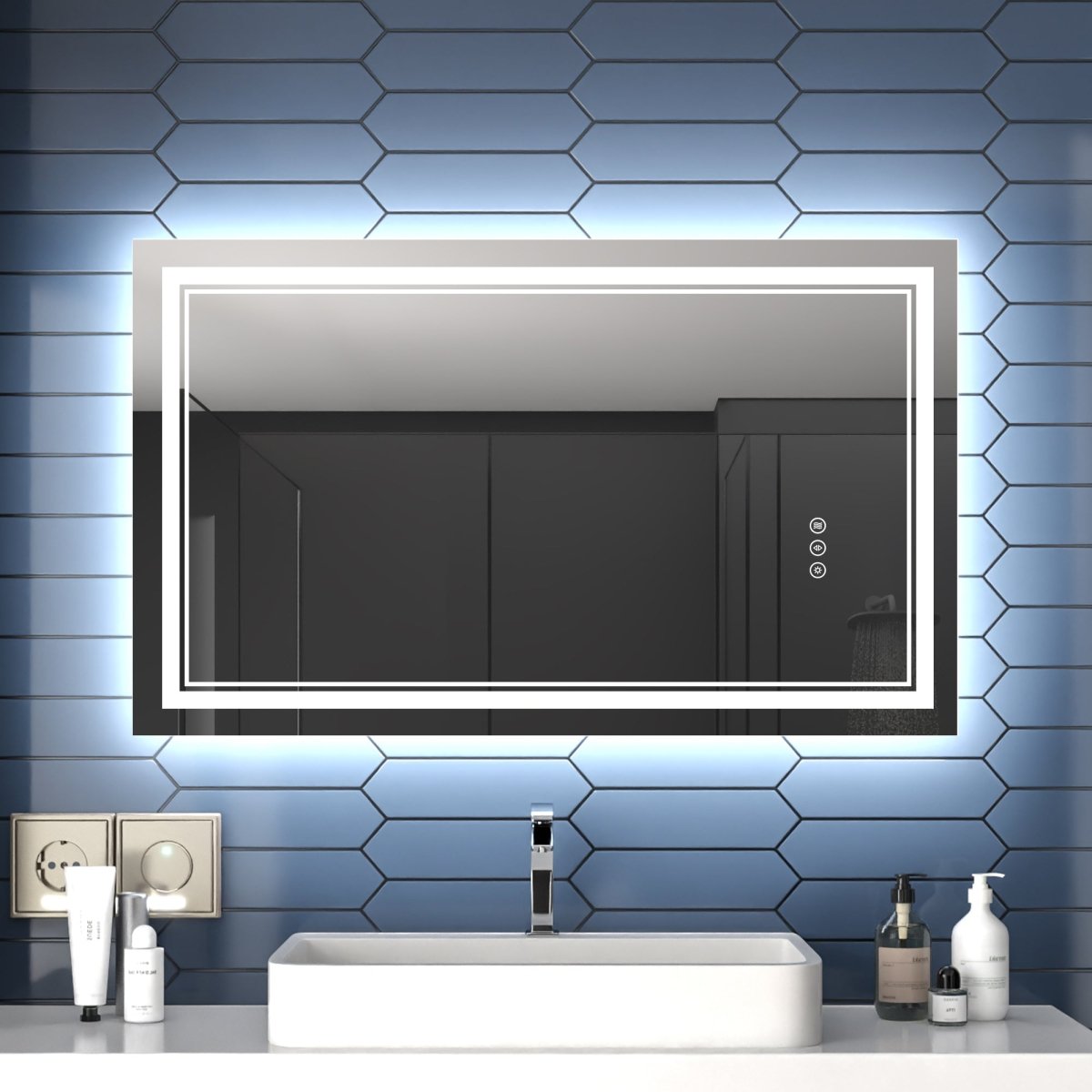 Led Bathroom Mirrors Vanity Mirror With Lights ExBrite Page 2