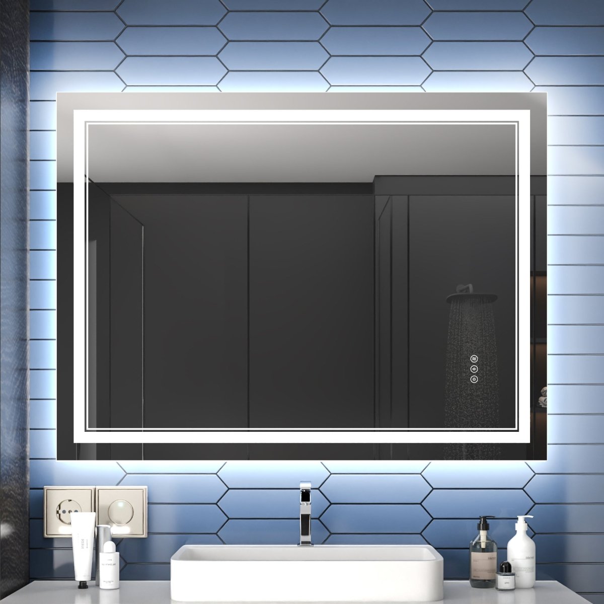 Led Bathroom Mirrors Vanity Mirror With Lights ExBrite Page 2