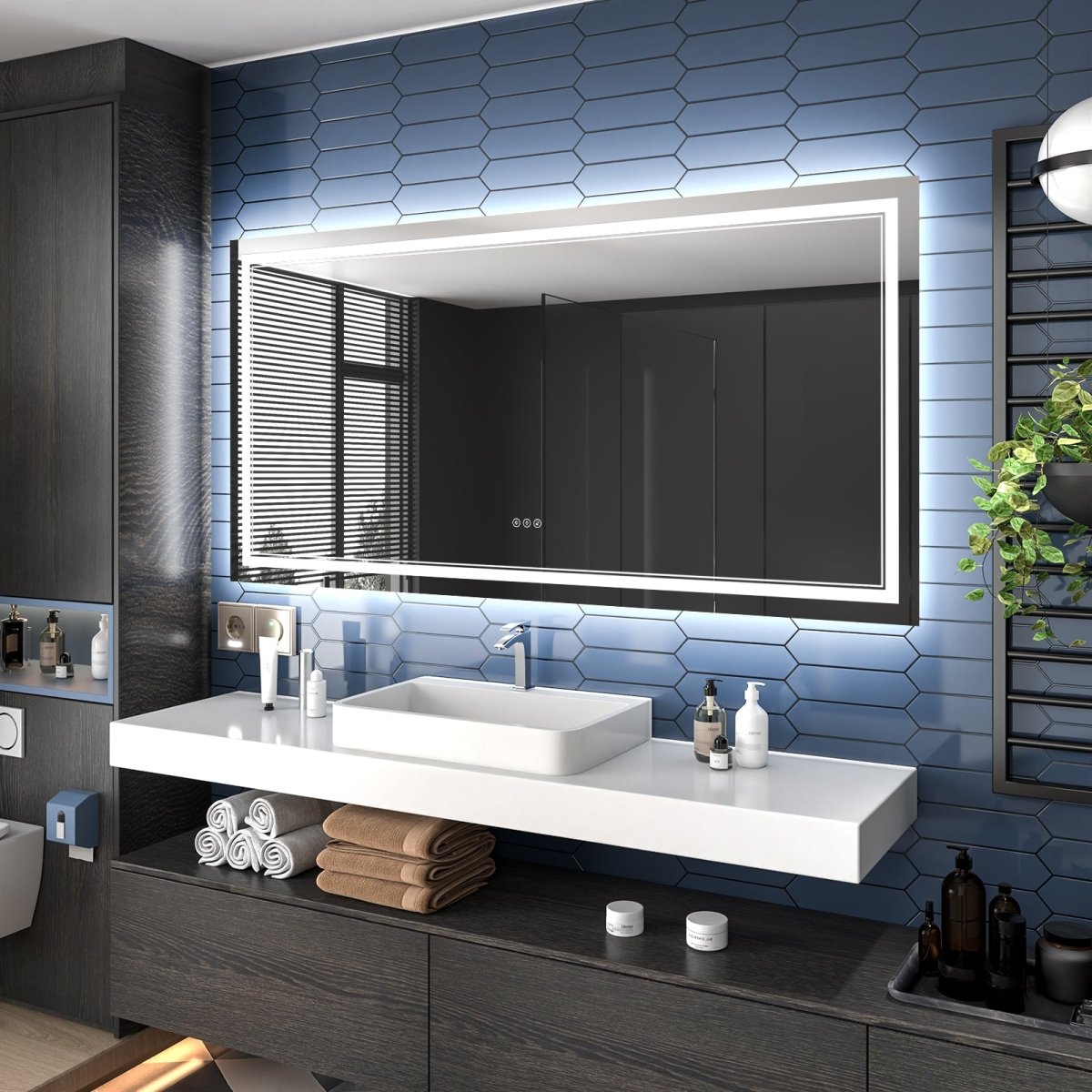 Led Bathroom Mirrors Vanity Mirror With Lights ExBrite Page 2