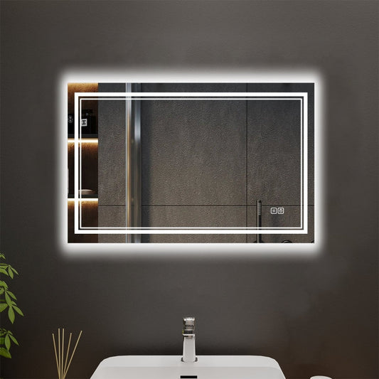 Linea Customized Rectangle LED Bathroom Mirror