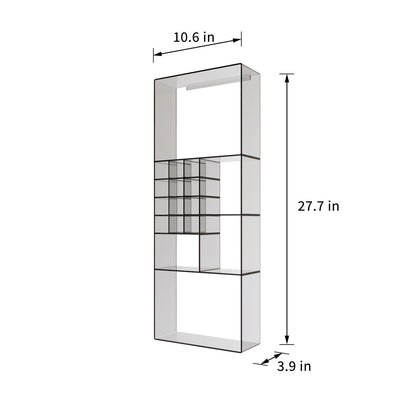 Luxury Mirrored Bathroom Organizer Shelf – Stylish Storage for Beauty Essentials|pre-sales